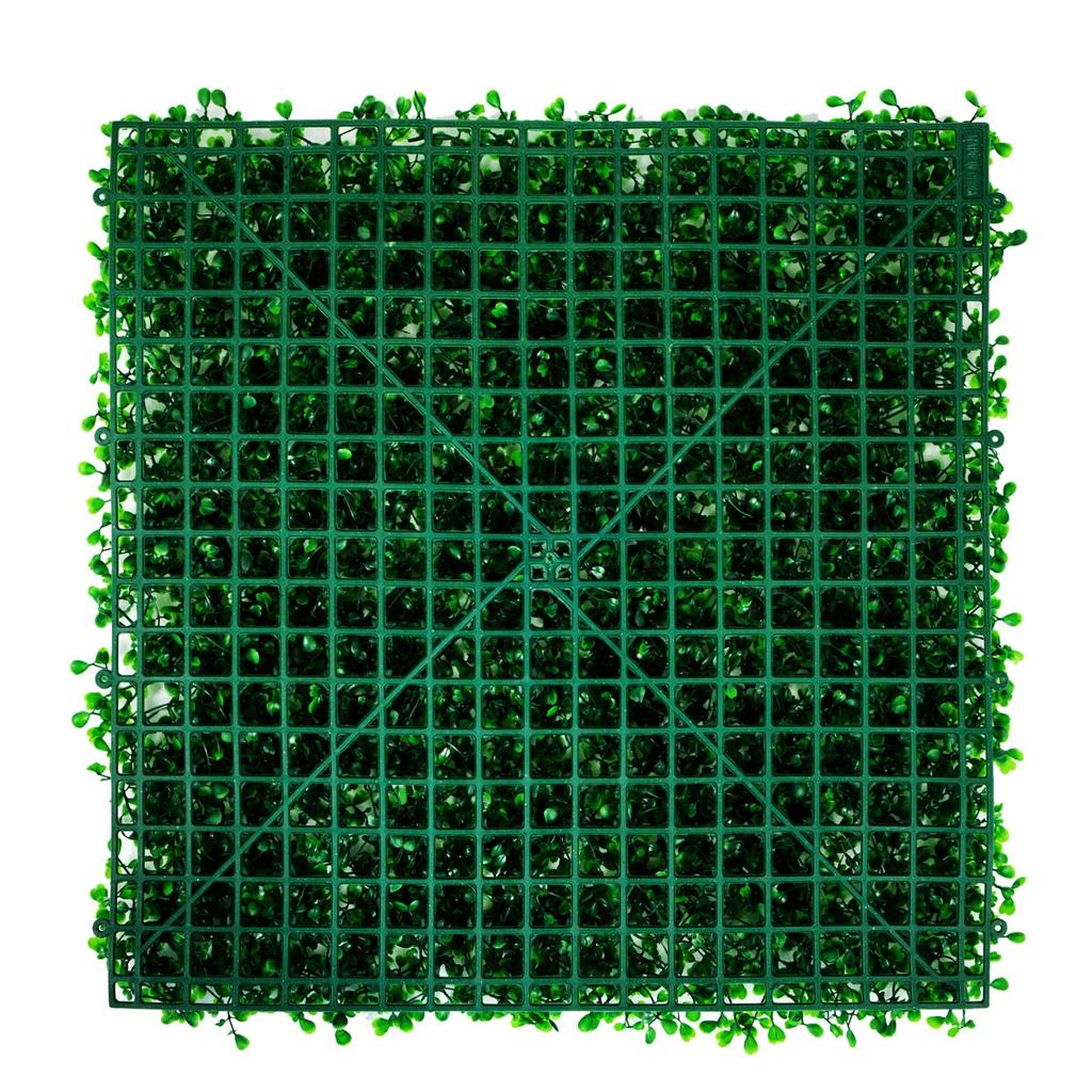 VEVOR Artificial Boxwood Panel UV 6pcs Boxwood Hedge Wall Panels, Artificial Grass Backdrop Wall 20" X 20" 4 Cm Green Grass Wall