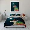 Rainbow-maned unicorn design. Bedding sets Duvet cover sets Duvet covers Pillowcases(1 * Duvet Cover 2 * Pillowcases, without duvet insert)