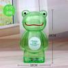 Creative Little Bear Piggy Bank Transparent Coin Paper Money Saving Box Cute Safe Deposit Box Kids Holiday Gift Desktop Decor