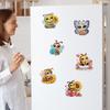 6Pcs Acrylic Bee Diamond Painting Refrigerator Magnet Diamond Painting Fridge Magnet DIY Fridge Stickers for Fridge Whiteboards
