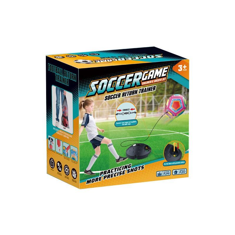Inflatable Agility Ball With Weighted Base Cone Set Indoor Outdoor Soccer Training Kids 7-14 Years