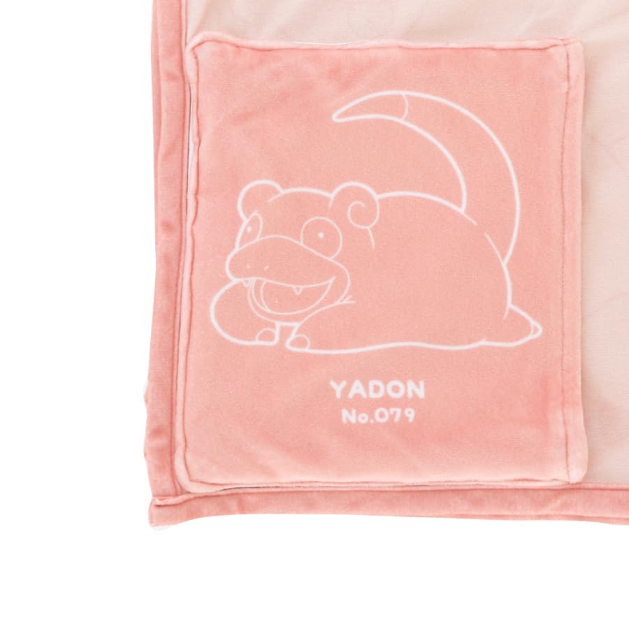 Travel Packable Blanket Gowell Travel Name Travel Convenient Travel Travel Accessories Pokémon Tag, Tag, Tag, Goods, (Pink (Slowpoke))