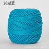 50g/ Roll Pure Cotton Lace Thread DIY Hand-knitted Bag Summer Hat Crochet Flowers Cotton Thread 50 Colors