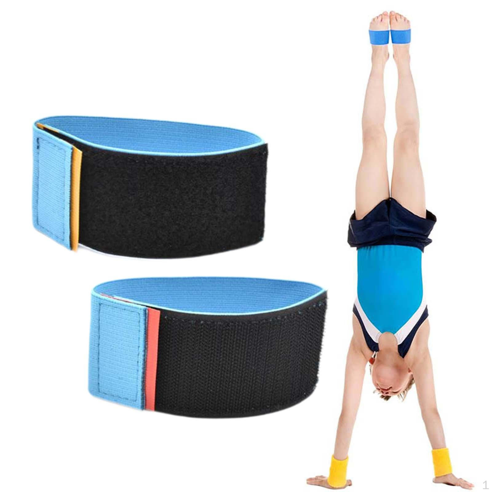 

2 шт. гимнастические ленты для упражнений с липкими пальцами ног, тренировка ног вместе, сила ног синий