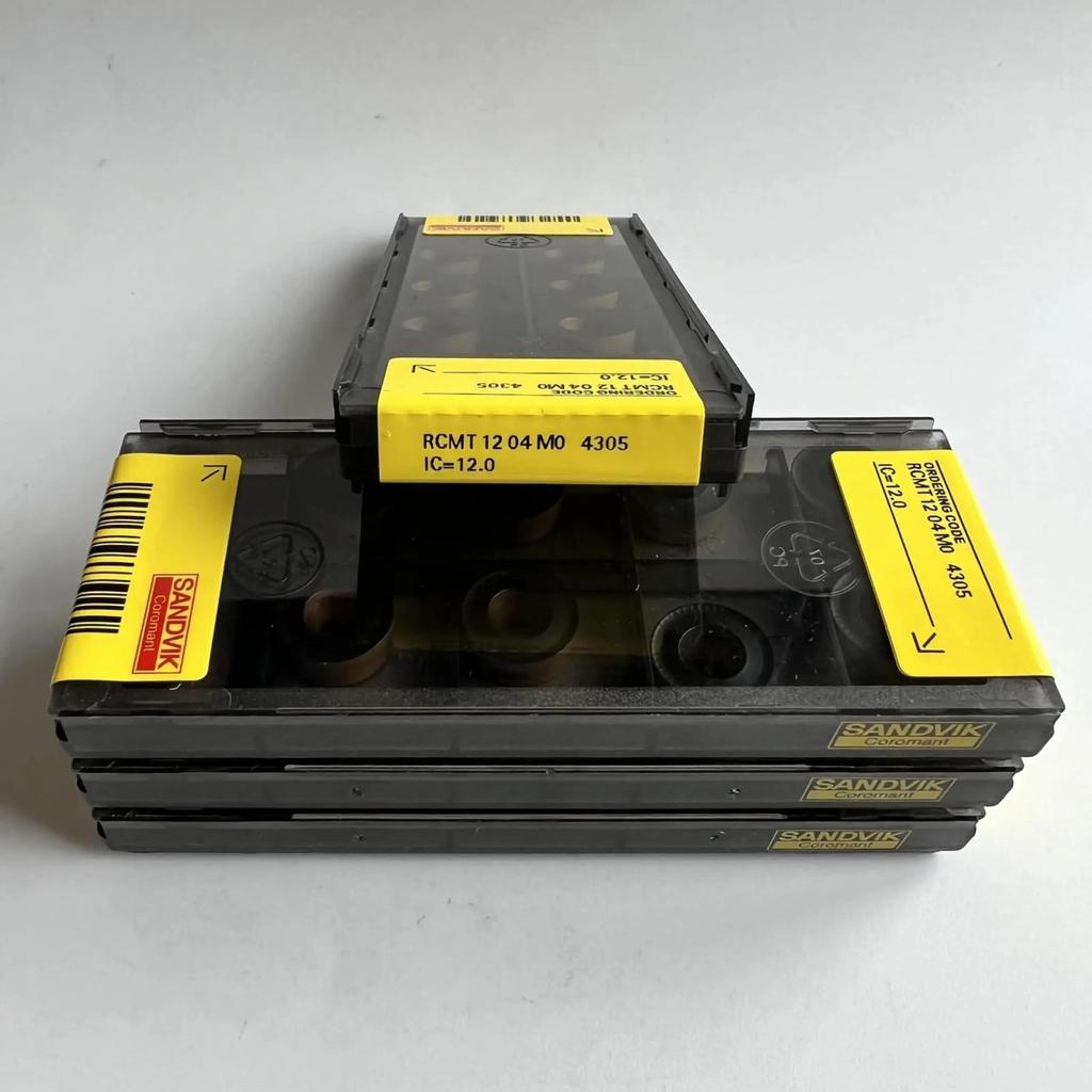 Original Sandvik / RCMT1204M0 4305 / CNC lathe carbide blade 10 PCS