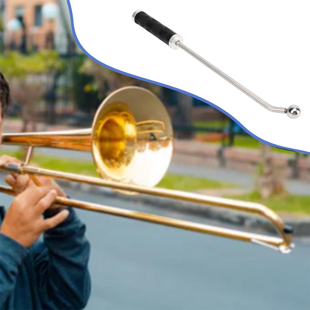 Trumpet Piston Valve Pipe Dent Removal Tools with 3 Sheet Metal Balls Saxophone Ball Head Tool for Trumpet French Horn Mini Horn