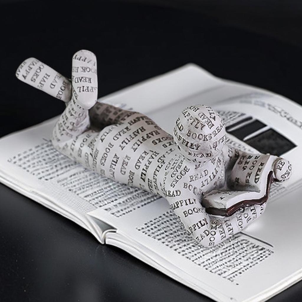 Lesende Frauen Lesende Figuren Dekor Nordisch Modern Denker Statue Moderne Abstrakte Kunst Skulptur Harz Bücherregal Dekor Geschenk