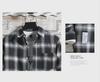 Cămașă de iarnă pentru bărbați 2024, călduroasă, cu catifea, cu mâneci lungi și carouri - Stil coreean toamnă/iarnă