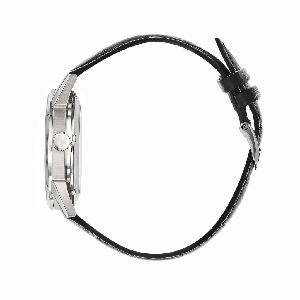 Authorized Dealer Lip Watch Lip671248 Himalaya 40MM Skeleton Automatic Silver Crocodile Black Leather Waterproof [LIP] Men's