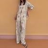 Women's Casual Commuting Printed Shirt Trousers Fashion Suit