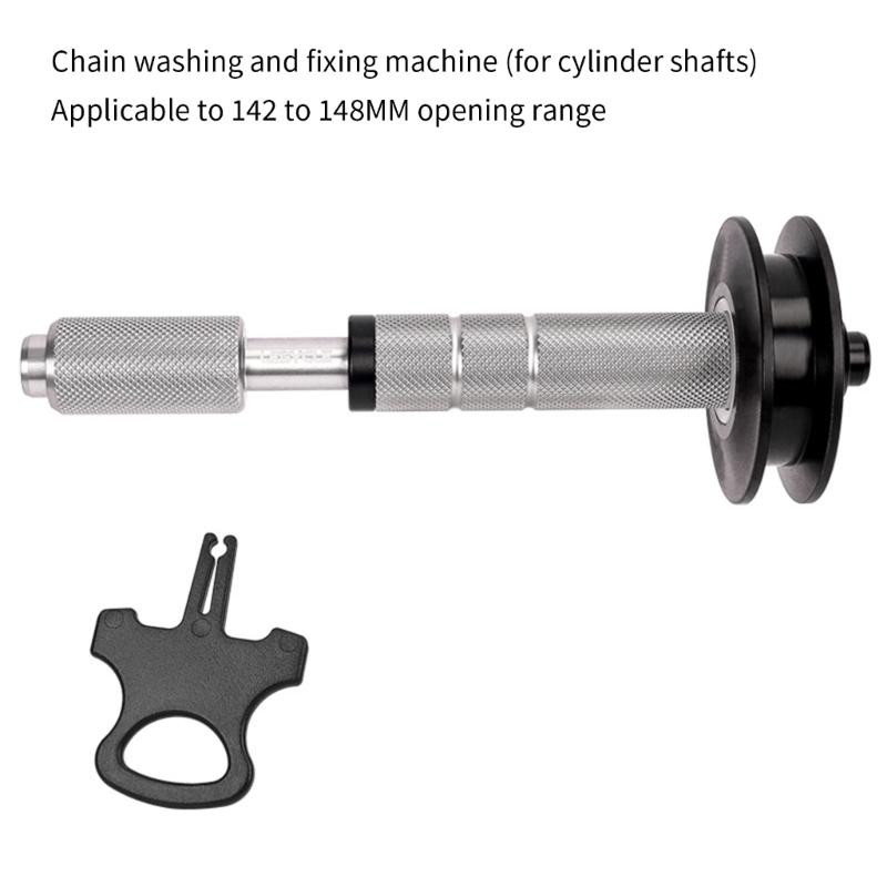 Aluminum Alloys Bicycles Chain Cleaning Fixator Bike Repair Tool Bike Virtual Flywheel Chain Washer Retainers Enduring