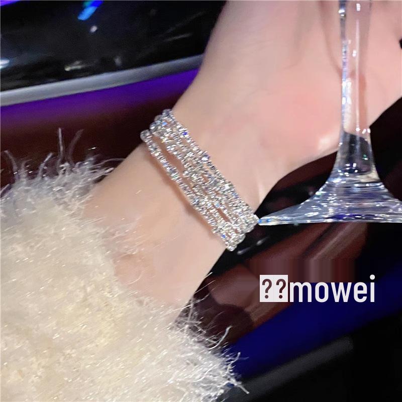 Temperamental Socialite: Sparkling Diamond Disco Rhinestone Bracelet