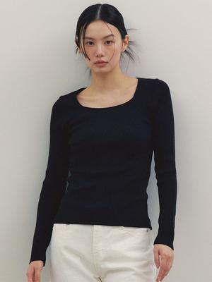 GNGB Square Ribbed Knit_Black