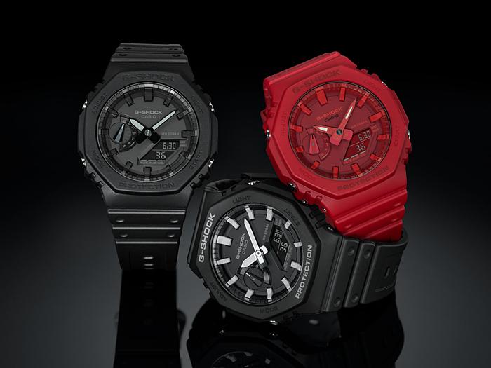 Casio Montre Homme G-SHOCK Résine 200M Étanche Analogique Résistante aux Chocs Quartz GA-2100-1A