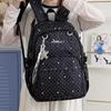 School bag new INS style star backpack, cute large-capacity backpack for girls, middle and high school students, casual travel backpack