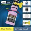 360° Rotation Water Faucet Filter Household Kitchen Faucet Mini Tap Water Clean Purifier Carbon Filter
