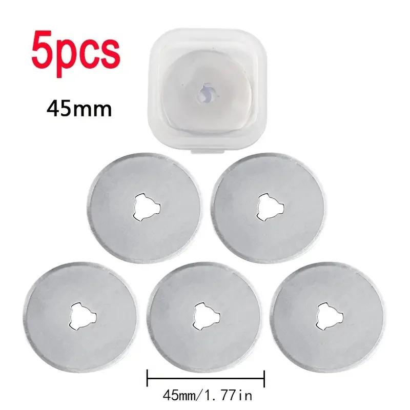 

Универсальный нож для резки ткани, лезвие для резки кожи и бумаги, 45 мм, круглый резак для обоев, роликовый нож, лезвие для мастеровых, инструменты для обрезки