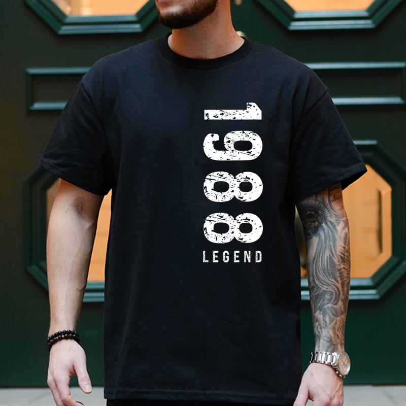 Made in 1980 45st Birthday Tshirts 1980 To 1989 Legend Classic Tops Vintage 1985 40th Birthday Gift Summer Unisexs Tshirts Tops