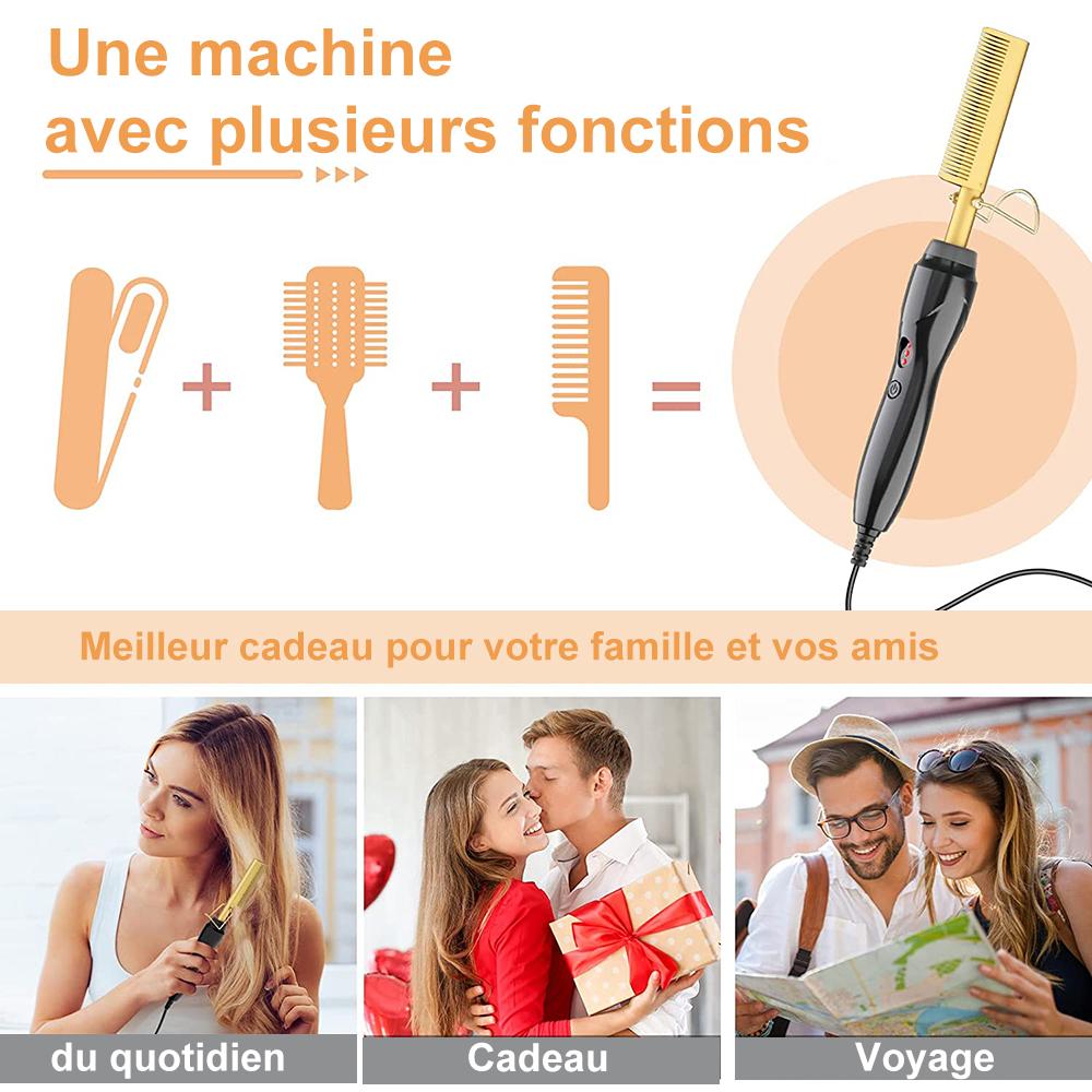 Электрическая расческа с горячим нагревом — фото 5