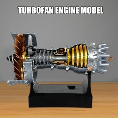 Yousheng TR900 Turbofan Engine Model Running A380 Aircraft Engine Figurine Turbojet Aero Engine Decoration Ornament Mechanical Science Education Toy