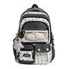 Schoolbag New Schoolbag Female Japanese Ins Cute Dopamine Contrasting Color College Style Primary and Secondary School Students Multi-compartment 