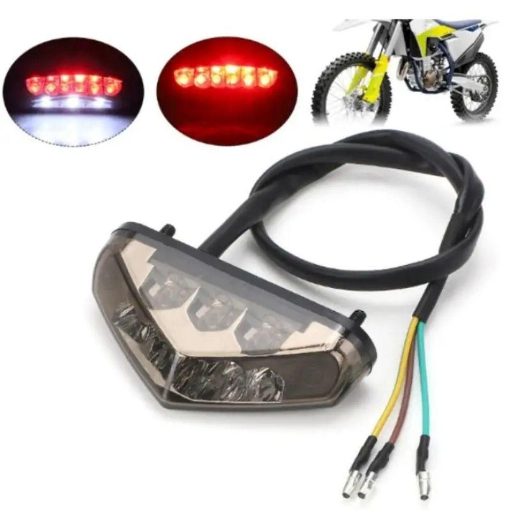 LED Light Source Motorcycle Tail Light Offroad Taillight Part  Sport Bike Upgrade