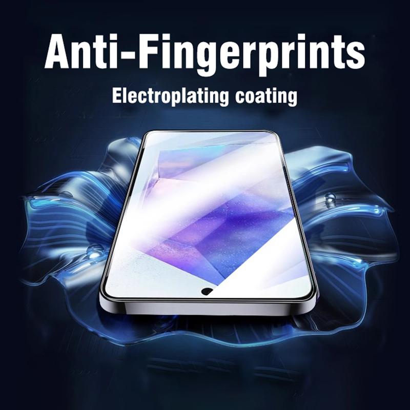 3 pçs vidro temperado para samsung galaxy a54 a34 a24 a55 a35 a16 a17 protetor de tela para samsung a05s a04 a06 a14 a15 a26 a36 a56