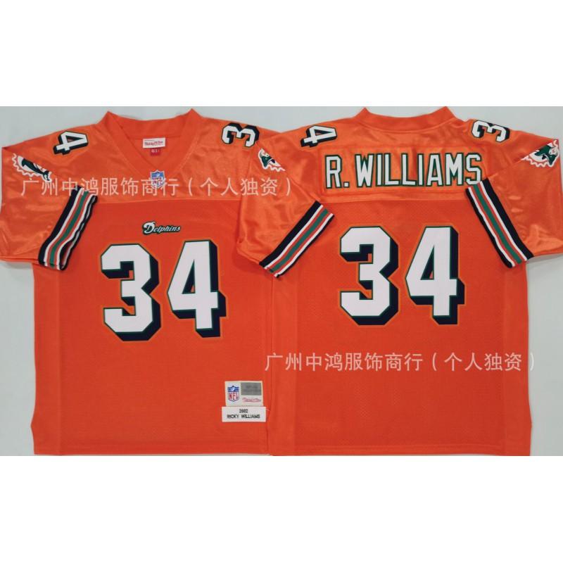 Official Miami Dolphins NFL Football Jersey Short Sleeve Embroidered Team Apparel Men