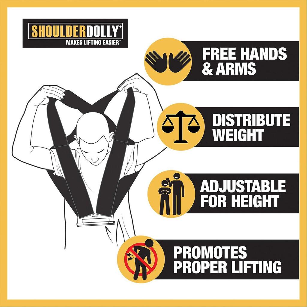 Portable Dual-Person Moving Strap for Furniture and Appliances