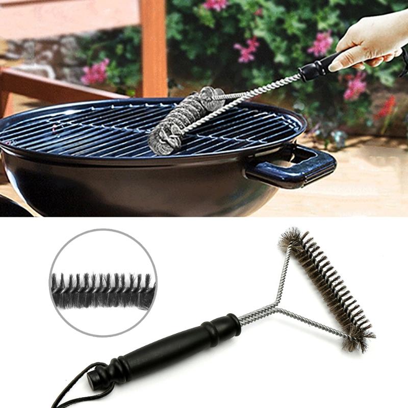 Grill Wire Brush for Grill Cleaning, Grill Cleaning Brush Barbecue Steel Brush