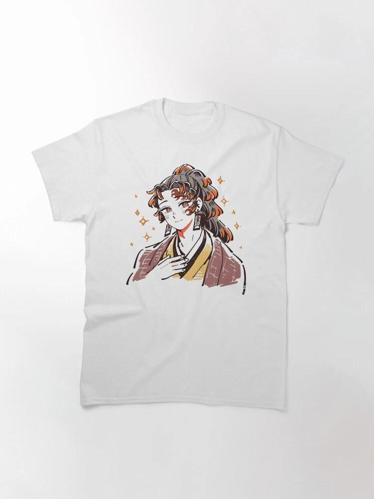Anime The SunMarked Yoriichi 2 Hot Demon Slayer Basic T Shirt S
