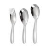 2pcs Cartoon Animals Baby Teaspoon Spoon Food Feeding Fork Utensils Set Stainless Steel Kids Learning Eating Habit Tableware