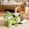 Crocodile Dog Chew Toy Squeaky Crocodile Bite-Resistant Interactive Dog Toy Teeth Cleaning Self-Entertainment Toy for Dogs Puppies Play Chewing