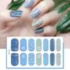 Flower Gradient Nail Sticker Full Wraps Nail Art Stickers Self-Adhesive Nail Art Decal Strips for DIY Nail Art Decor