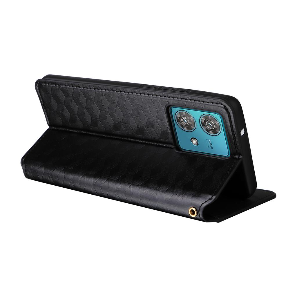 For Motorola Edge 40 Neo 5G Cover Imprinted Wallet Leather Stand Phone Case