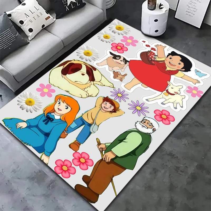 Happy Country Life Carpet Rug For Living Room Bedroom Home Sofa Decoration Kids Play Nonslip Floor Mat