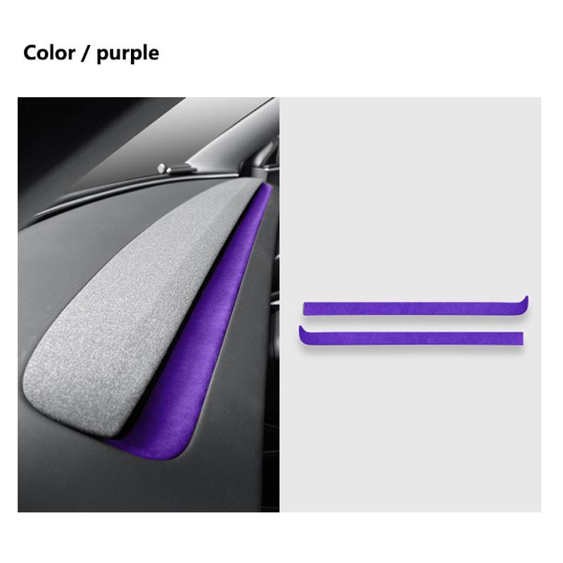 

Для Новой Модели 3 + Highland 2025 Наклейка Декоративная Накладка на Панель Приборов Автомобиля Защита из Замши Аксессуары для Интерьера Автомобиля