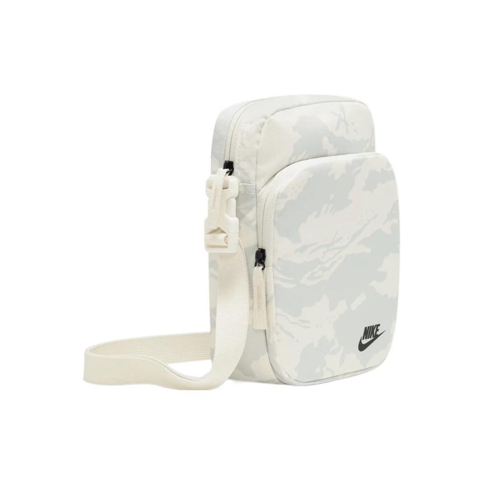 New Nike Heritage Fabric Crossbody Bag, Shoulder Bag Unisex White DQ5934-133