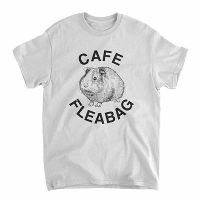 Cafe Fleabag T-Shirt - Guinea Pig Cafe Old Skool Hooligans Cult TV Comedy Cotton Tops Tee Shirt