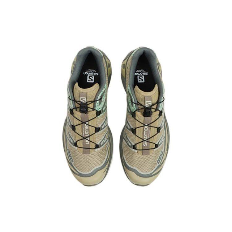 Salomon XT-6 Mindful Retro Fashion Sports Cushioning Non-Slip Wear-Resistant Low-Top Casual Running Shoes Unisex sneaker Green 470691