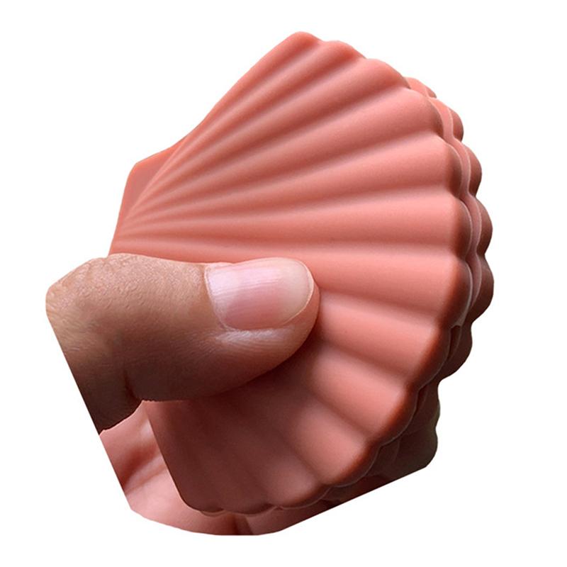 2 stk Silikon Anti-Skalde hansker Skallform Varmebestandig Sklisikkert grep Mikrobølgeovn Grytehåndtak Mitt Lokkholder Kjøkkenverktøy