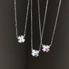 Pendentif Choker Trèfle en Argent Massif 925 Zirconium CZ Série Bijoux Fins de Luxe Léger pour Femmes