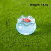 Micro Landscape Dollhouse Noctilucent Fish Tank With Resin Creative Decor For Living Room Tabletop Display