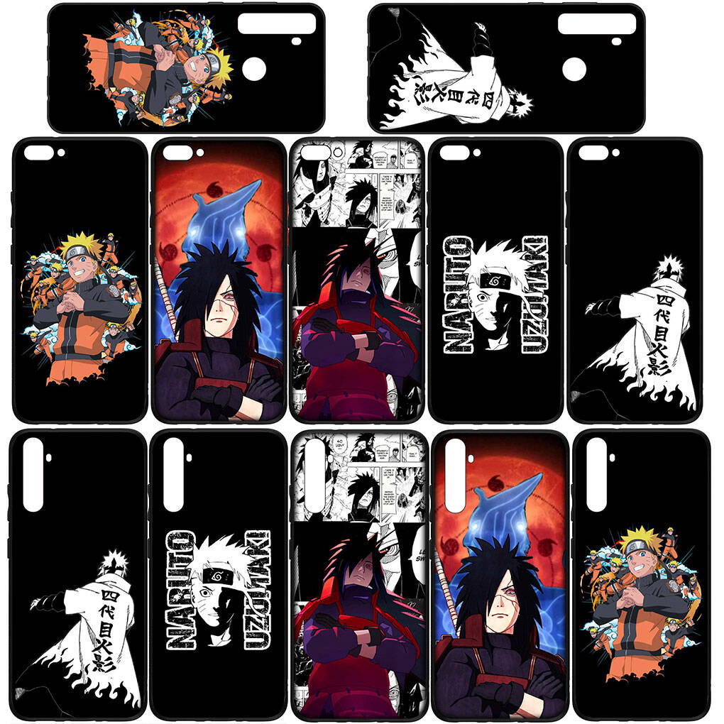 Phone Case for iPhone 17 15 16 Plus X Redmi Note 14 12 11 13 Pro Max Huawei P30 P20 Lite OPPO A60 A40 A80 A18 A16 A54 Madara Uchiha Anime Naruto Cover
