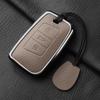 Metal And Leather Car Key Case Cover For Vw Volkswagen Passat B8 Cc Arteon Magotan Gte Skoda Fabia Superb A7 Kodiaq