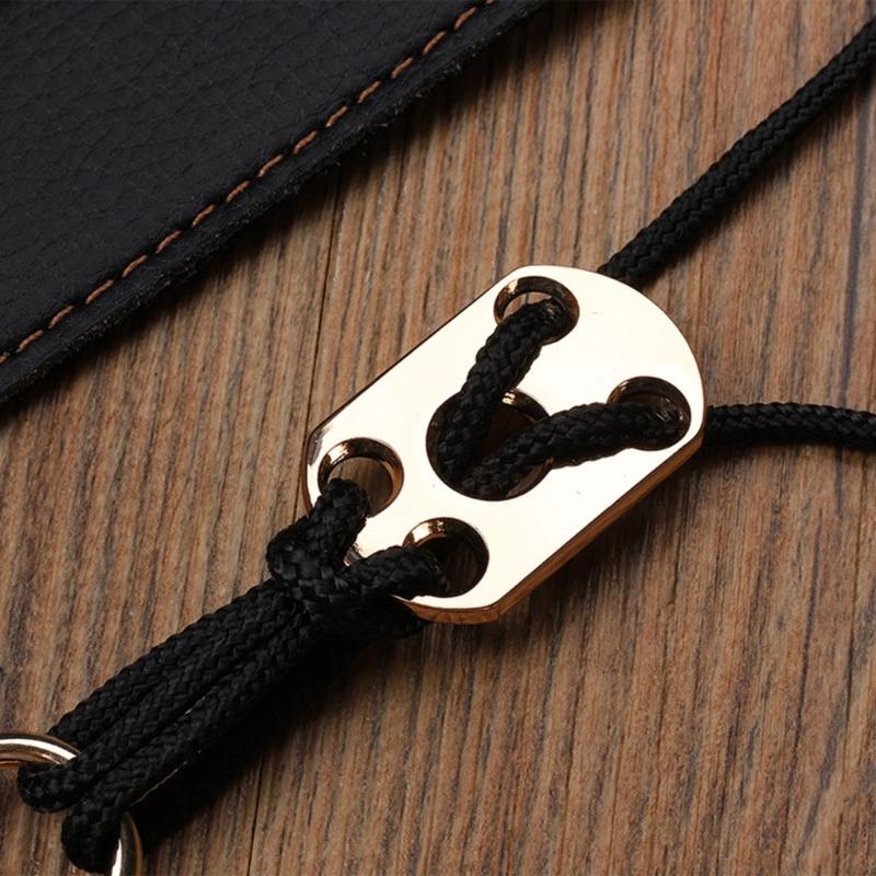 PU Leathers Padded Saxophone Adjustable Neck Strap with Snap Hook for Alto Tenors Soprano Baritone Sax Music Accessories