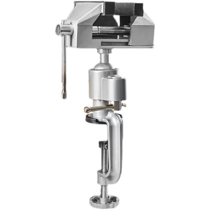 Compact 360° Rotating Bench Vise for Home & Desktop Use