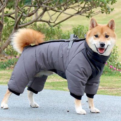 Šilti žieminiai pastorintos medvilnės drabužiai mažiems ir vidutiniams šunims Teddy Bichon Shiba Inu Corgi drabužiai