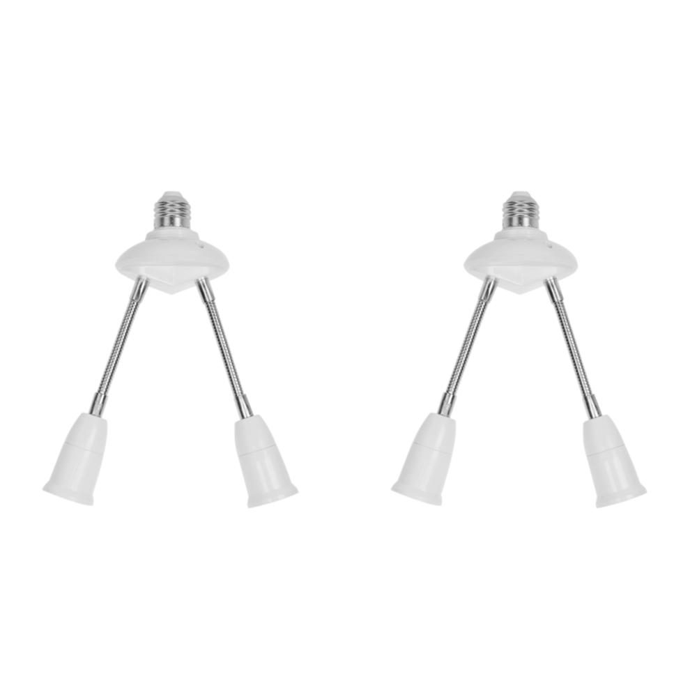 Universal E27 Lamp Base 85-285V Adjustable Tube LED Light Bulb Extension Lamp Holder 2/3/4/5Head Adapter Conversion Socket