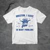 Houston Ik Heb Zoveel Problemen Vintage Wasbeer Unisex T-shirt S-5XL